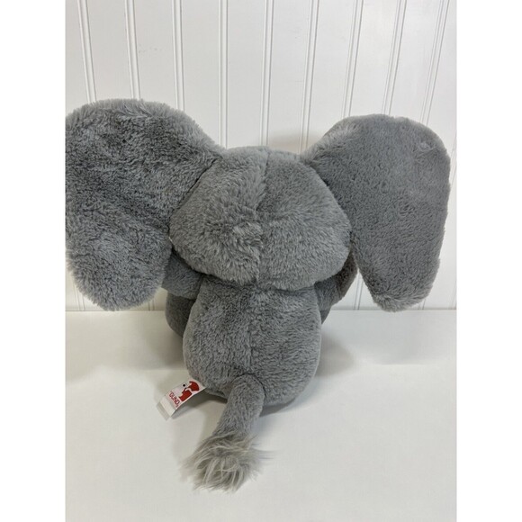 Gund Plush Elephant Big Floppy Ear Stuffed Toy Gray/Pink 11"Nursery Animal Decor - Picture 4 of 7